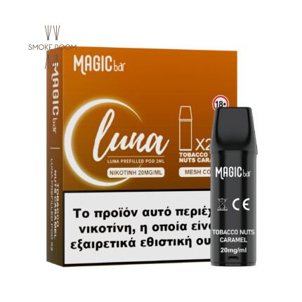 Magic Bar Luna Pre-filled Pod Tobacco Nuts Caramel