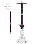 blade hookah nargile purple silver