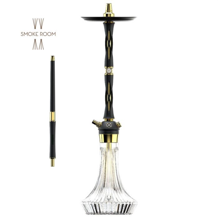 black gold blade hookah l2