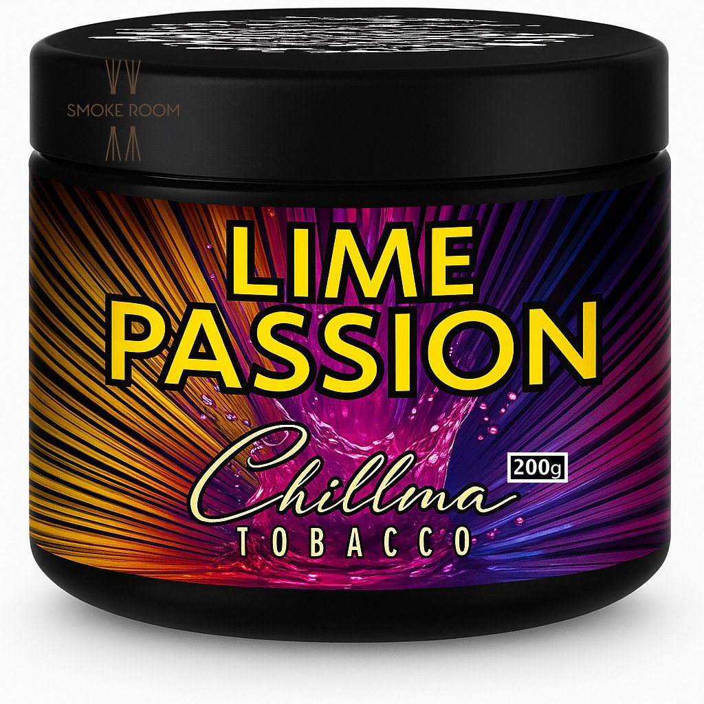 pasion lime chillma 200g Καπνός ναργιλέ Chillma Tobacco Lime Passion 200g - Image 1
