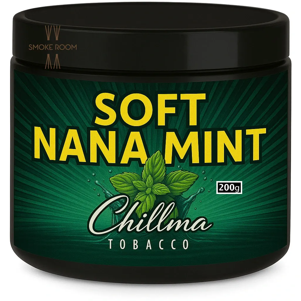 Καπνός Ναργιλέ Chillma Soft Nana Mint Καπνός Ναργιλέ Chillma Soft Nana Mint – Ήπια μέντα